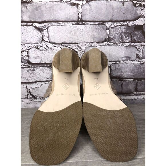 Donald Pliner Junnah Gold Metallic Leather Ankle Strap Heel Sandals Women 5M US - Picture 16 of 16